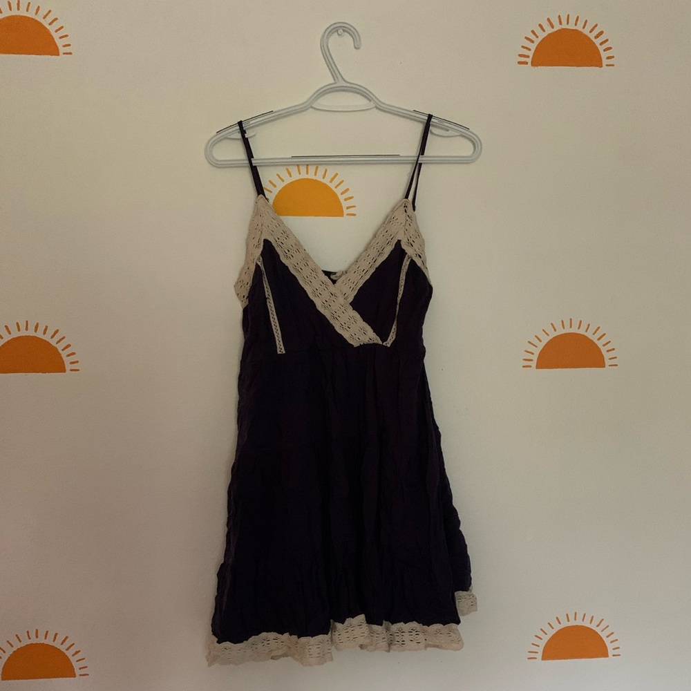Lace Navy Dress